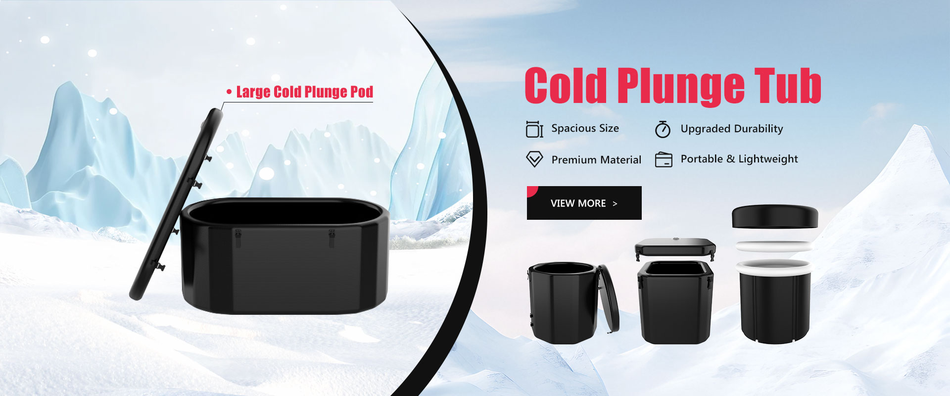 Malamig na plunge tub